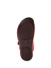 Pavers Red Ladies Touch Fasten Sandals - Image 5 of 5