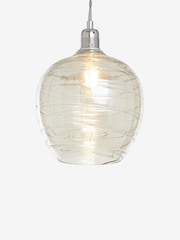 Mink Brown Drizzle Easy Fit Pendant Lamp Shade - Image 4 of 4