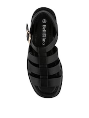Pavers Black Chunky Buckle-Fasten Sandals - Image 4 of 5