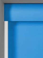 Cyan Blue Solstice Made to Measure Blackout Roller Blind - Image 4 of 6