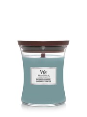Woodwick Blue Medium Evergreen Cashmere Scented Jar Candle - Image 2 of 2