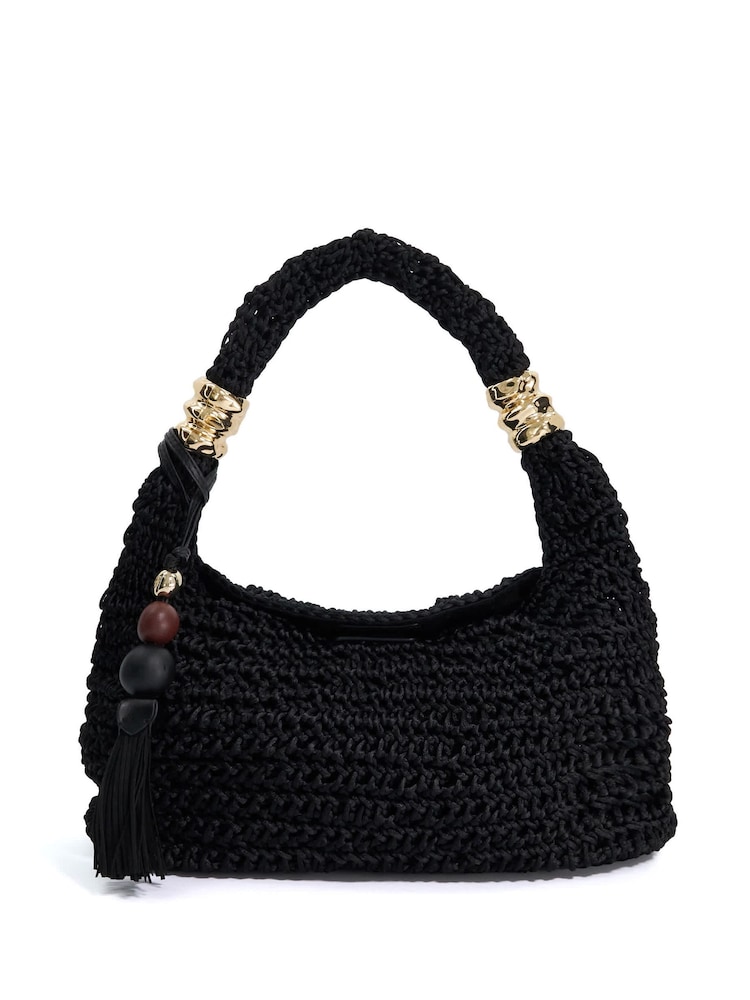 Dune London Black Determine Shoulder Bag - Image 1 of 5
