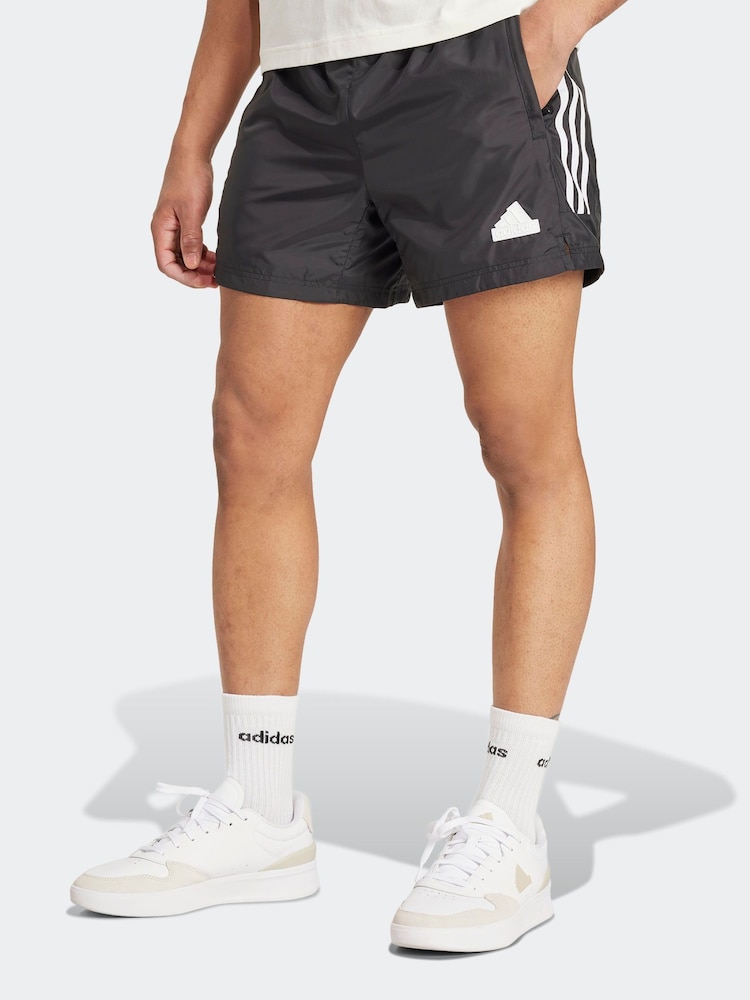 adidas Black Tiro Woven Shorts - Image 6 of 6
