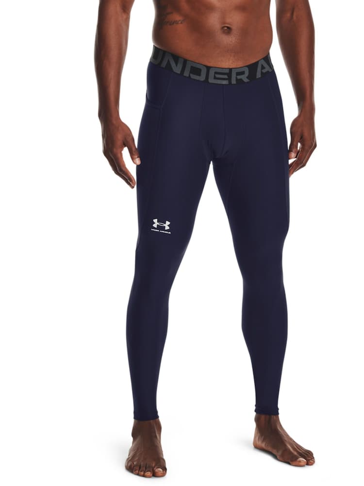 Under Armour Navy/White Under Armour Navy/White Heatgear Leggings - Image 1 of 7 Under Armour Navy/White Under Armour Navy/White Heatgear Leggings - Image 1 of 7