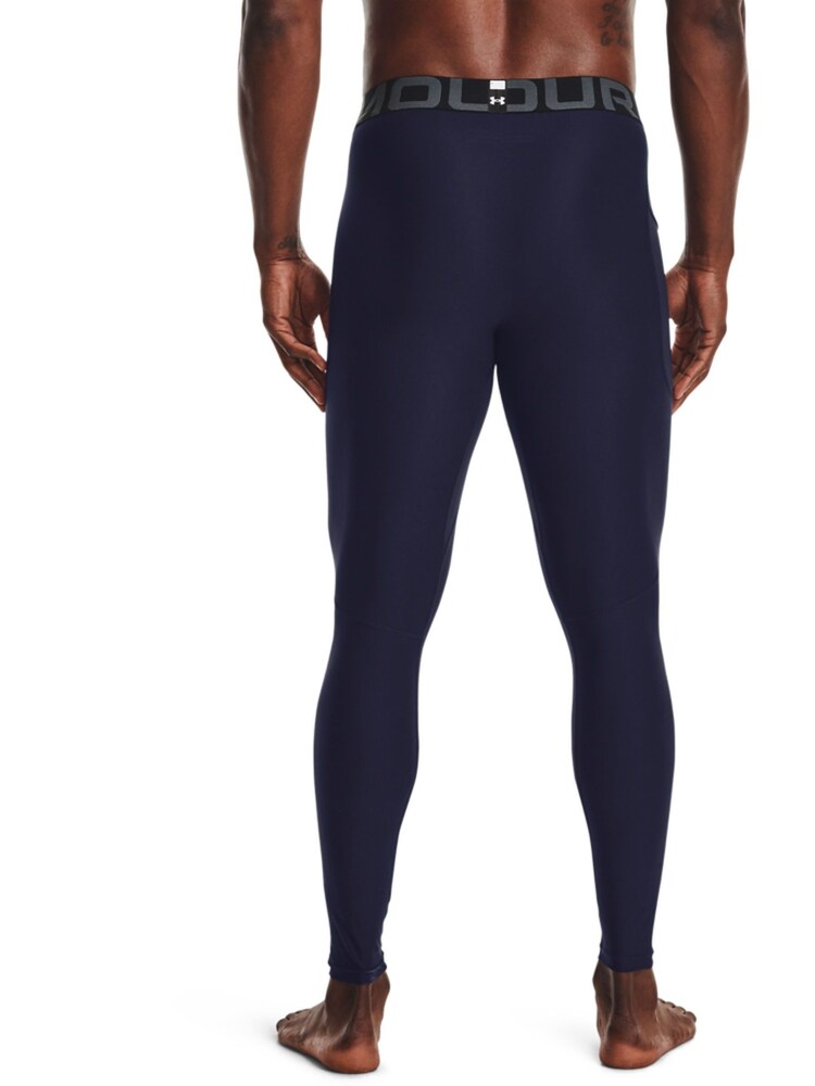 Under Armour Navy/White Under Armour Navy/White Heatgear Leggings - Image 2 of 7 Under Armour Navy/White Under Armour Navy/White Heatgear Leggings - Image 2 of 7