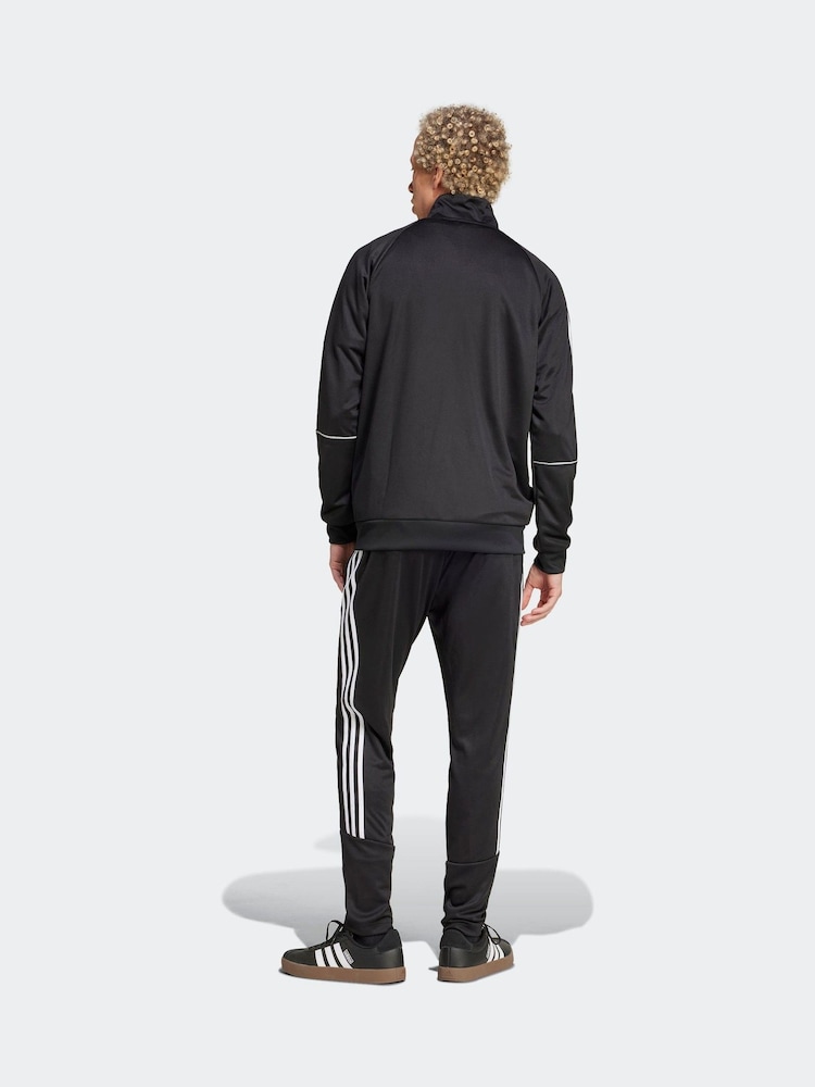 Черный - adidas adidas Sportswear 3-Stripes Doubleknit Track Suit - Image 2 of 5