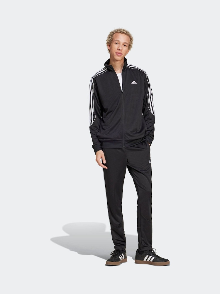 Черный - adidas adidas Sportswear 3-Stripes Doubleknit Track Suit - Image 5 of 5