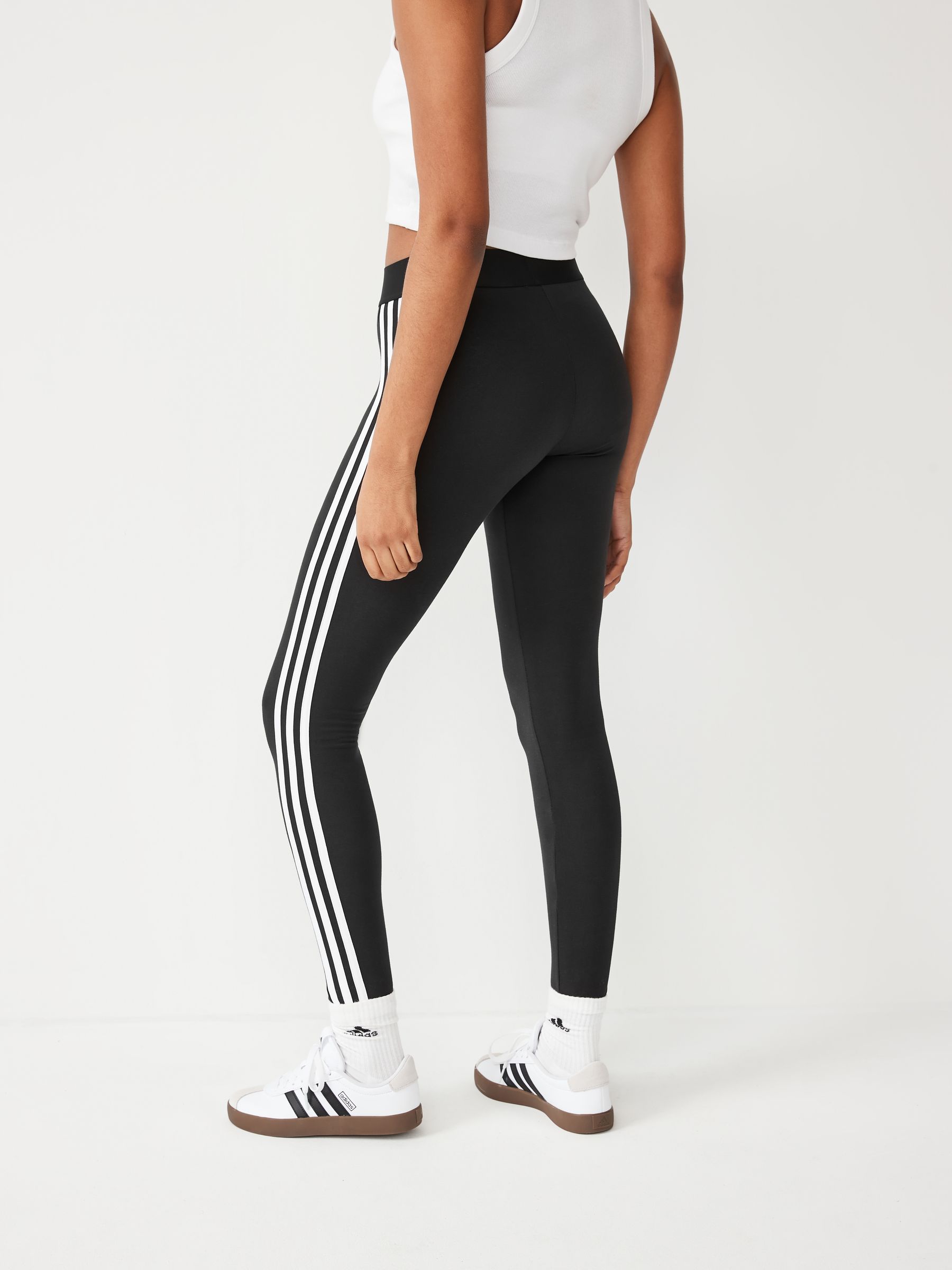 Adidas three stripe legging sales