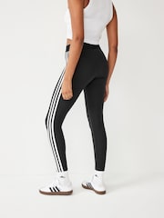 adidas Black Sportswear 3 Stripes Leggings - Image 3 of 10
