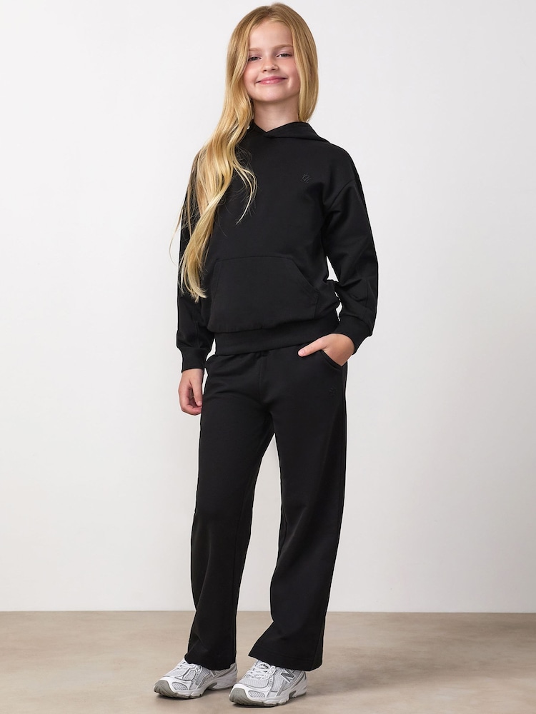 Gym King Black Junior Victory Straight Leg Joggers - Image 1 of 2