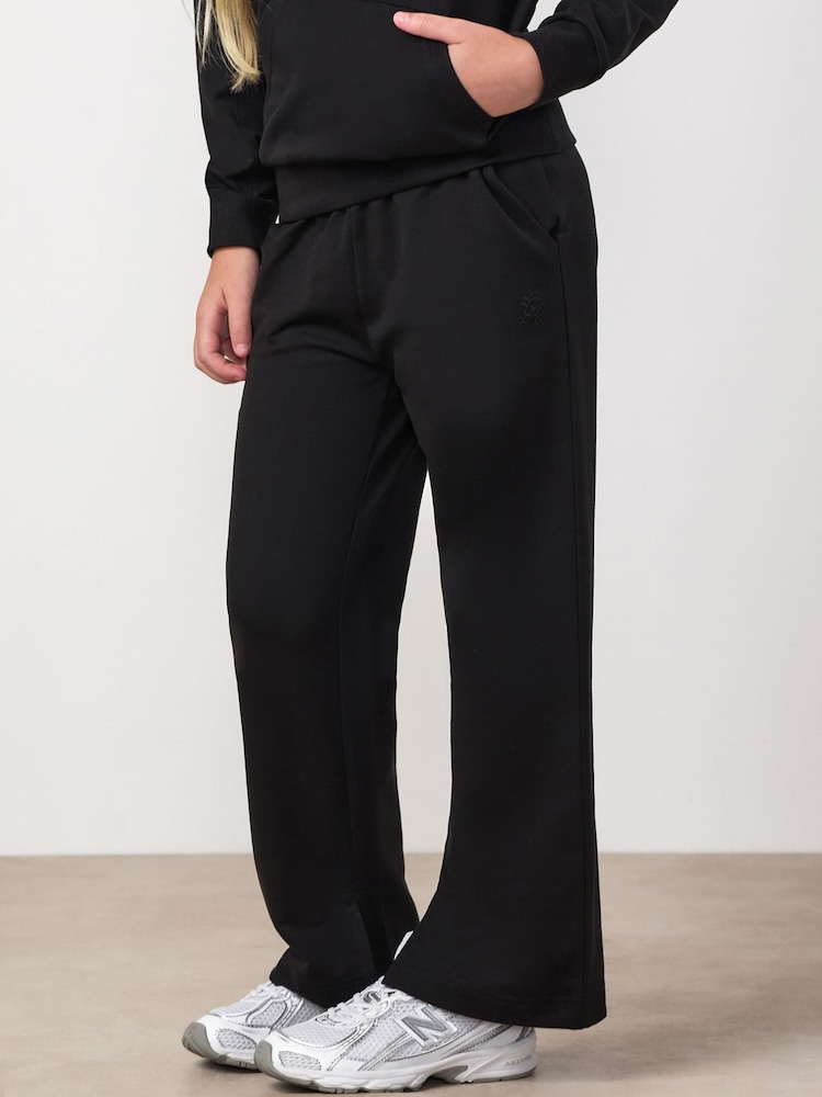 Gym King Black Junior Victory Straight Leg Joggers - Image 2 of 2