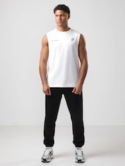 Gym King White Fight Division Circle Tank - Image 2 of 4