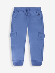 JoJo Maman Bébé Brown 2-Pack Cargo Joggers - Image 3 of 7