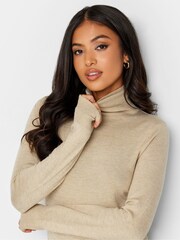 PixieGirl Petite Natural Roll Neck Jumper - Image 4 of 4