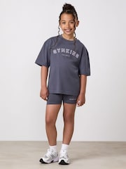 Gym King Grey Junior Shadow 3" Jersey Shorts - Image 1 of 4