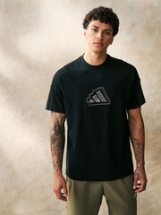 Schwarz - adidas All SZN 100% Baumwoll-T-Shirt - Bild 1 von 6