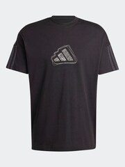 Schwarz - adidas All SZN 100% Baumwoll-T-Shirt - Bild 6 von 6
