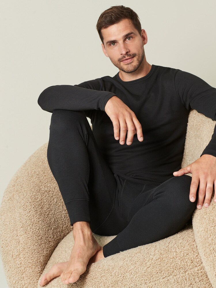 Black Thermal Long Sleeve Set - Image 4 of 11