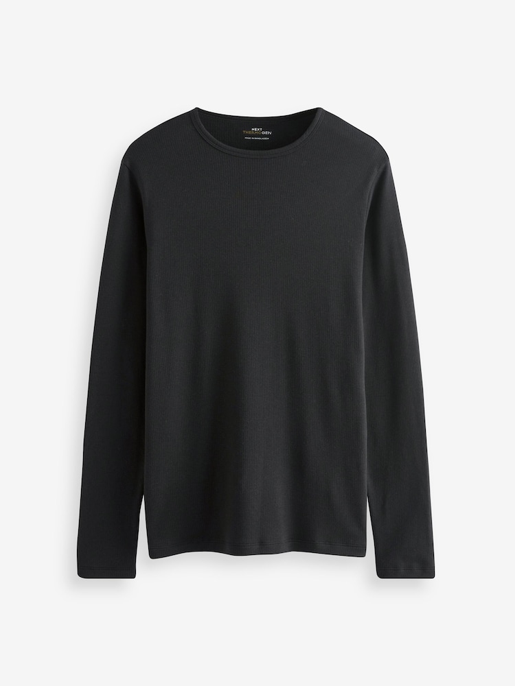 Black Thermal Long Sleeve Set - Image 8 of 11