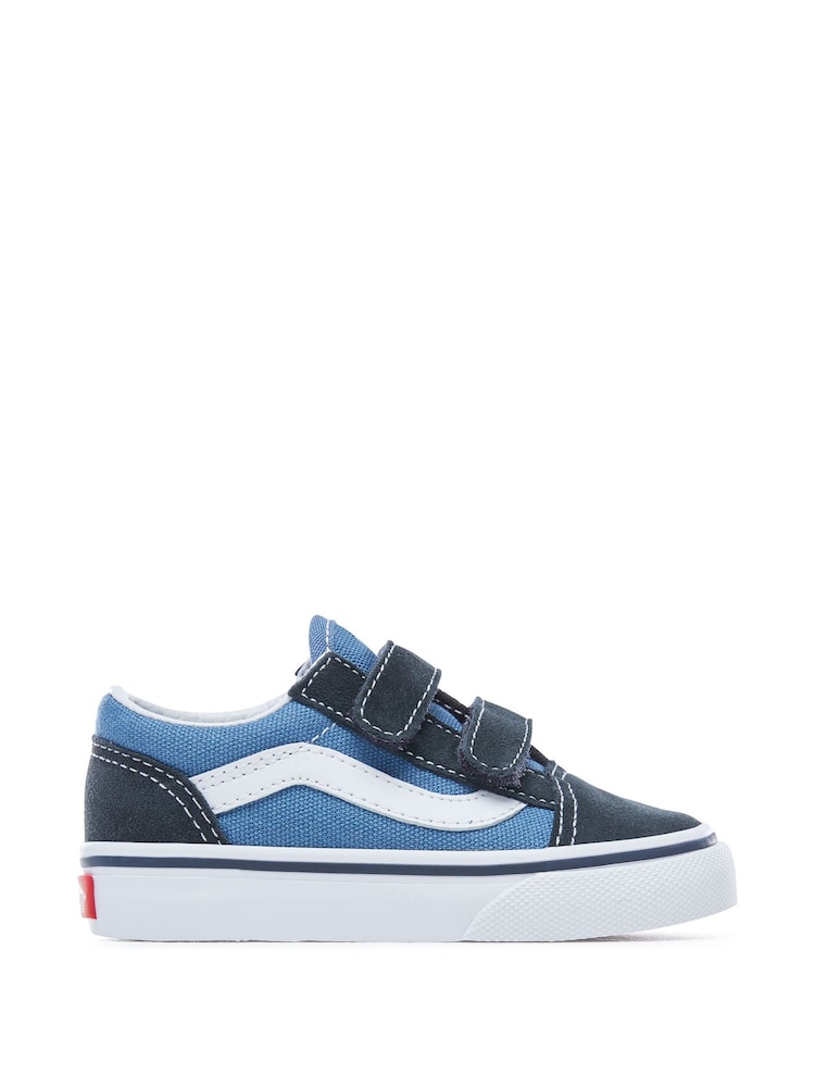 Темно-синий - Детские кроссовки Vans Kids Old Skool V - Изображение 1 из 7