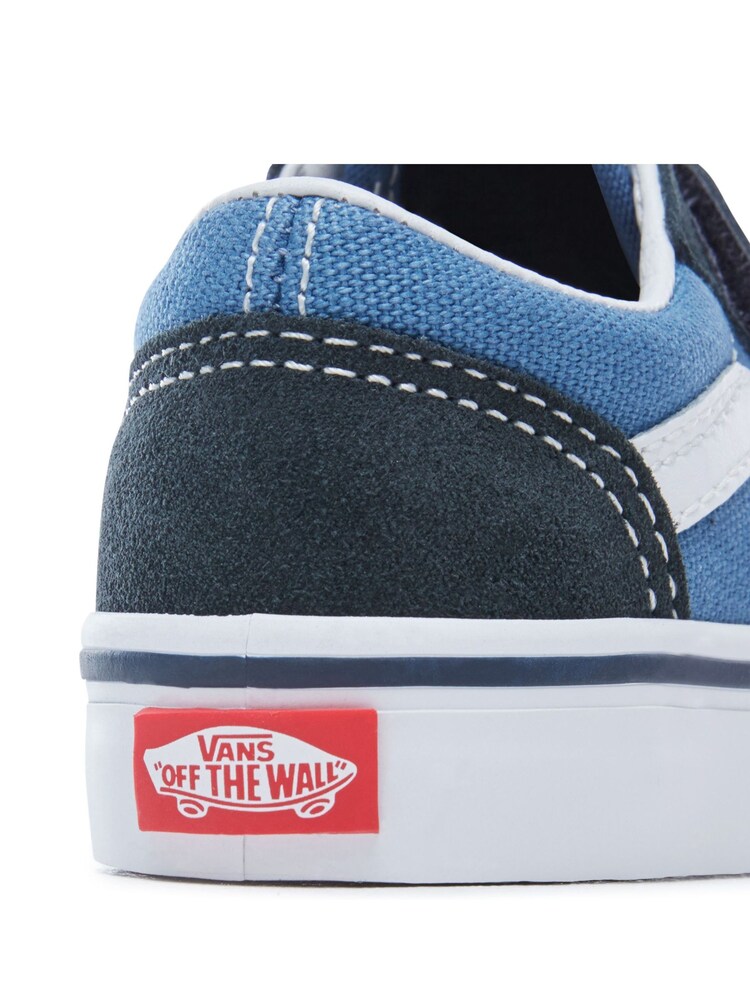 Темно-синий - Детские кроссовки Vans Kids Old Skool V - Изображение 7 из 7