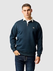 Rodd & Gunn Blue Otago Sweat Top - Image 1 of 6