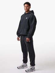 Gym King Black Fight Division Washed Gothic Hoodie - Image 3 of 4