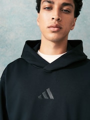 adidas Black ALL SZN Hoodie - Image 4 of 6