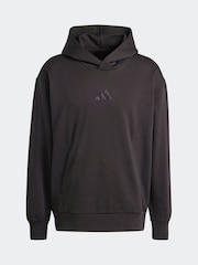 adidas Black adidas ALL SZN Fleece Hoodie - Image 7 of 7