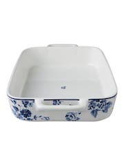 Laura Ashley Blue Blueprint Collectables China Rose Oven Dish - Image 1 of 2