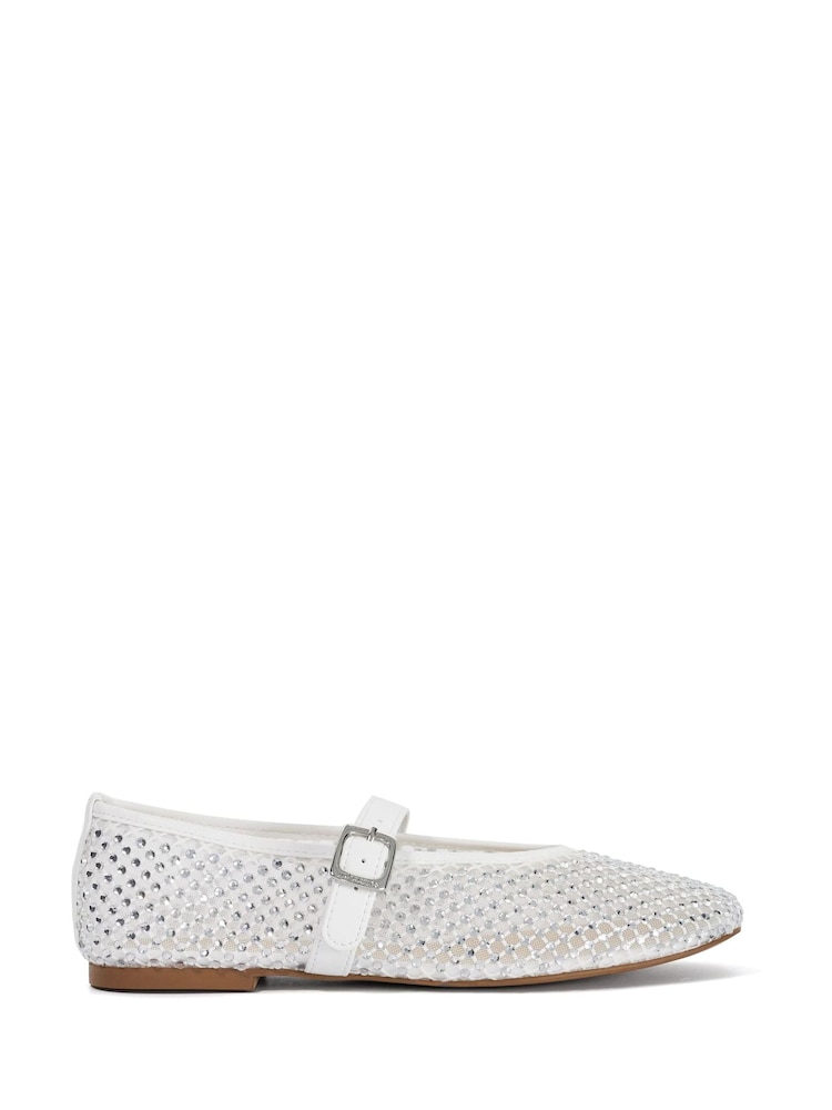 Dune London White Haislee Mary Janes - Image 2 of 6 Dune London White Haislee Mary Janes - Image 2 of 6