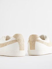White Forever Comfort® Glitter Detail Lace-Up Trainers - Image 3 of 5