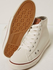 FatFace White Mae High Top Trainers - Image 4 of 5