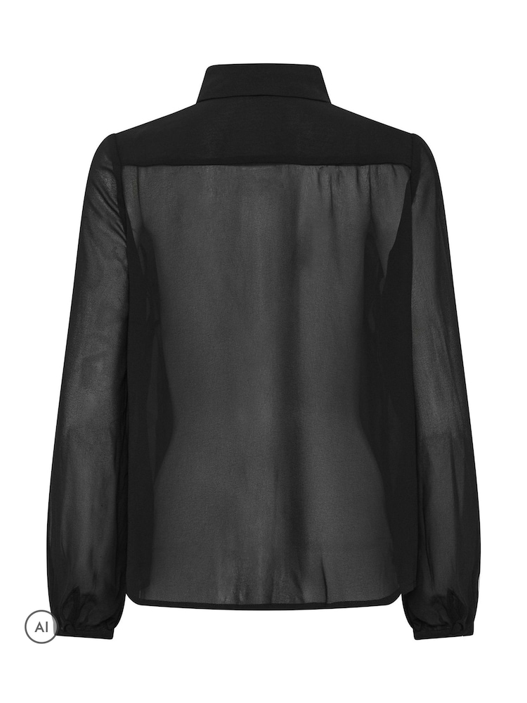 Star by Julien MacDonald Black Diamante Collar Shirt - Image 6 of 6