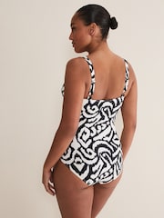 Phase Eight Black Ikat Abstract Swimsuit - Image 4 of 6