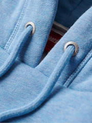 Superdry Light Blue Essential Logo Hoodie - Image 5 of 7