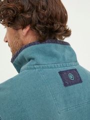 FatFace Green Airlie Cut And Sew Sweat Top - Image 4 of 5
