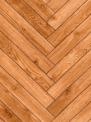 Hoopla Walls Teak Parquet Wallpaper - Image 2 of 2