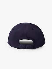 JoJo Maman Bébé Navy Blue Roar Appliqué Cap - Image 4 of 4