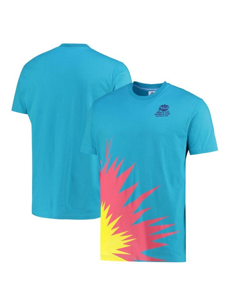 Fanatics Mens Blue ICC T20 World Cup Graphic Print 100% Cotton T-Shirt - Image 1 of 3