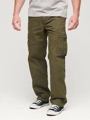 Зеленый - Superdry брюки-карго мешкового кроя - Image 1 of 7