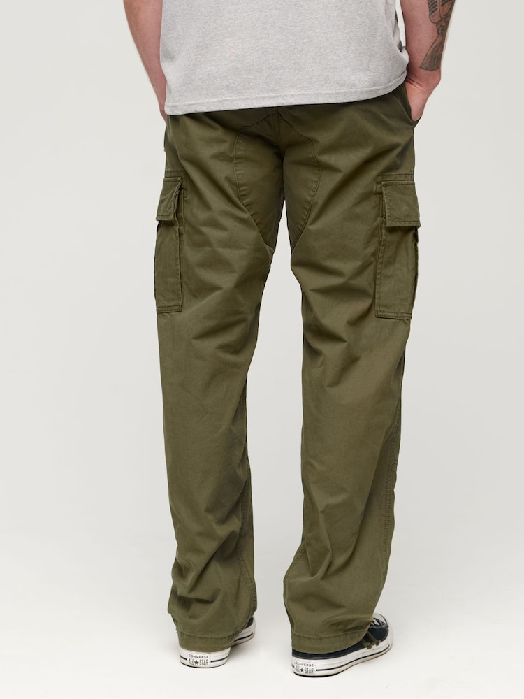 Зеленый - Superdry брюки-карго мешкового кроя - Image 2 of 7