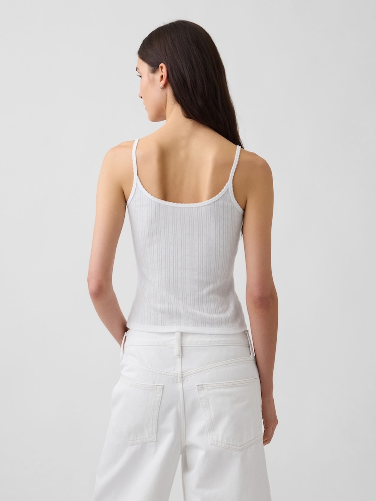 Blanco - Camiseta corta de cuello redondo con detalle de punto de Gap - Imagen 2 de 4 Blanco - Camiseta corta de cuello redondo con detalle de punto de Gap - Imagen 2 de 4