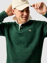 Rodd & Gunn Green Otago Sweat Top - Image 4 of 6