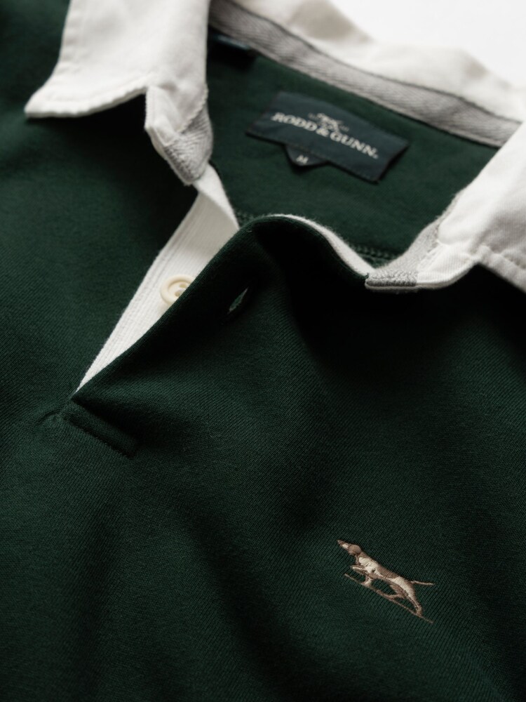 Rodd & Gunn Green Otago Sweat Top - Image 6 of 6