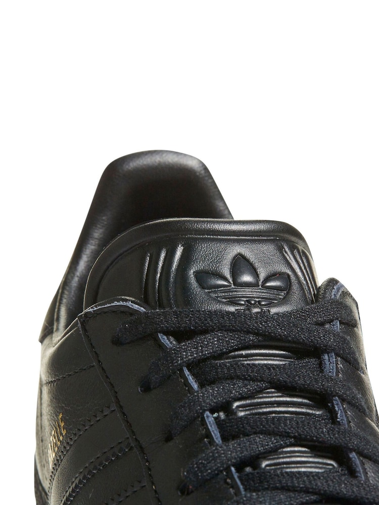 adidas Originals Black Gazelle Junior Trainers - Image 13 of 13
