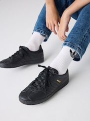 adidas Originals Black Gazelle Junior Trainers - Image 4 of 13