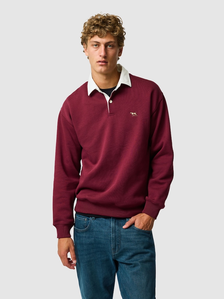 Rodd & Gunn Red Otago Sweat Top - Image 1 of 6 Rodd & Gunn Red Otago Sweat Top - Image 1 of 6