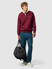 Rodd & Gunn Red Otago Sweat Top - Image 2 of 6