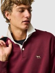 Rodd & Gunn Red Otago Sweat Top - Image 4 of 6